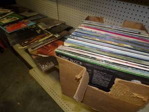 lot 77 image: Large Box of Records including Johnny Cash and more