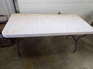 lot 131 image: Poly Folding Table