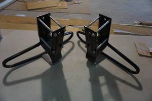 lot 120 image: 2 RV Black Mini Bike Carriers