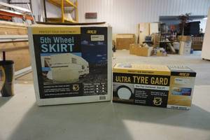 lot 134 image: Adco 5th Wheel Skirt  Adco Ultra Tyre Gard