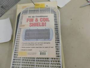 lot 174 image: RV Air Conditioner Fin & Coil Shield  FinGard