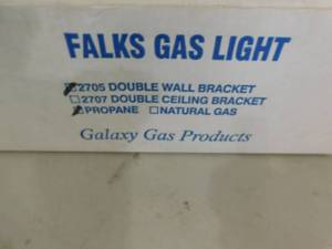 lot 181 image: RV Falks Gas Light