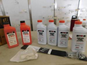 lot 187 image: RV Diesel Fuel Supplement  Diesel 911  Water Filter Stand  Solid Step