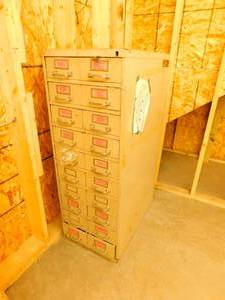 lot 269 image: Tan Cabinet wDrawers