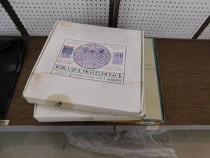 lot 205 image: Bob-A-Que Traveler Packs Outdoor Cooking Grills  Tri-Pod Grill