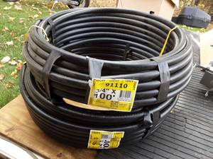 lot 26 image: 2-Rools Of Irrigation Tubing 34 x 100