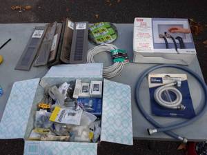 lot 36 image: Floor Vents, Water Valves, Hoses, Outlet Box, Thermostat Wire