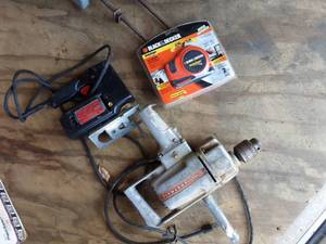 lot 38 image: Shop Mate 12 Drill, Black & Decker Auto Tape & Craftsman Saber Saw