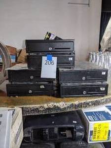 lot 206 image: Lot of Six Cash Drawers