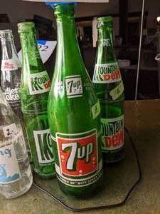 lot 220 image: Lot of Vintage Soda Bottles