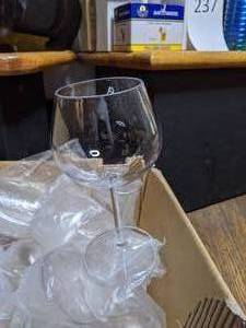 lot 235 image: Box of Wine Glasses