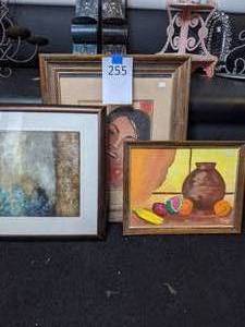 lot 255 image: Artwork Trio