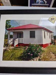 lot 84 image: Framed Photograph of House