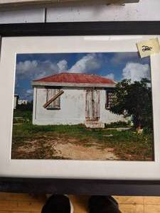lot 87 image: Framed Photo of Abandoned House