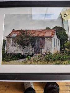lot 89 image: Framed Photo of Overgrown House
