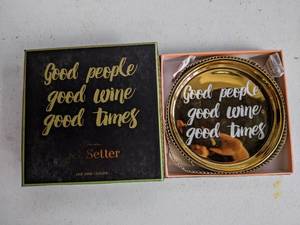 lot 40 image: Pair of Wine Coasters