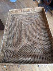 lot 439 image: Wicker Storage Rack