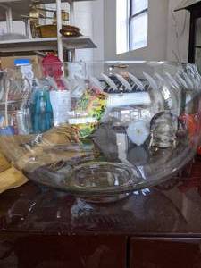 lot 448 image: Glass Punch Bowl