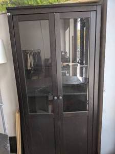 lot 460 image: Dark wood wardrobecabinet
