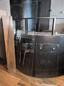 lot 402 image: Two Large Glass Tabletops