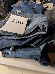 lot 156 image: Lot of Mens Jeans