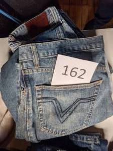 lot 162 image: Stack of Mens Jeans