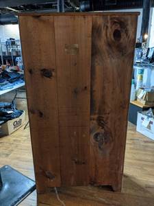 lot 167 image: Rustic Pine Armoire