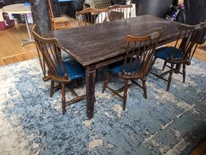 lot 505 image: Moody Dining Table and Chairs