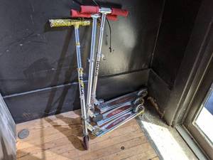 lot 520 image: Three well loved Razer Scooters