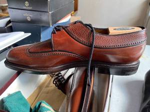 lot 55 image: Mens A. Testoni Leather Loafers - size 11