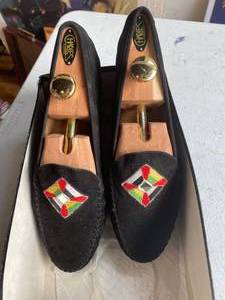 lot 63 image: Mens Avventura Suede Loafers - size 12