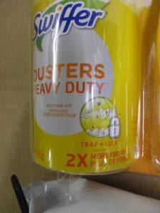 lot 148 image: Swiffer Dusters and Hand Sanitizing Wipes
