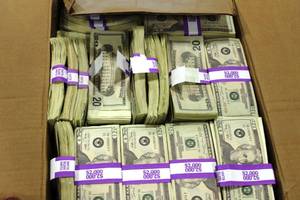 Motion Pictures Stacks Of  $20s  Box