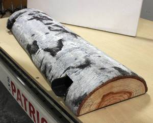 Half Log Bench