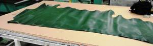 Cow Hide Green In Color