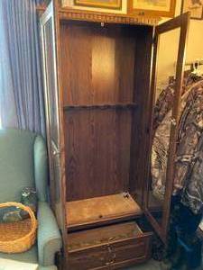 Locking Gun Cabinet with Locking Drawer