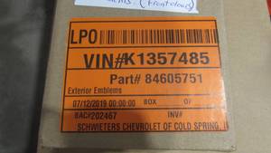 lot 22 image: New Chevy Parts