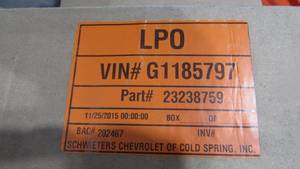 lot 23 image: New Chevy Parts