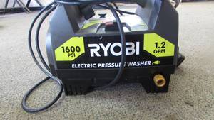 lot 30 image: Ryobi Electric 1600 PSI Pressure Washers