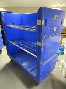 lot 605 image: POLY-TRUX UTILITY CART, WITH COVER