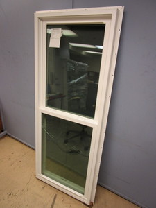 lot 751 image: LINDSAY DOUBLE-HUNG CASEMENT WINDOW - 27 x 65, DAMAGED