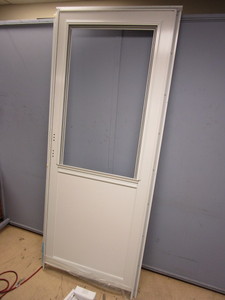 lot 801 image: PRO-VIA STORM DOOR - NEW