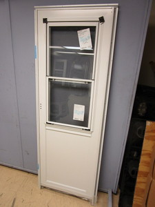 lot 814 image: PRO-VIA STORM DOOR - NEW