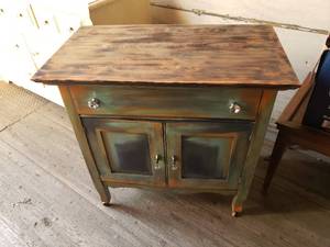 Small Decorative Distressed Table