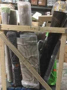 lot 42 image: ASSORTED PALLET WITH MIXED RUGSMATS SEE PICS