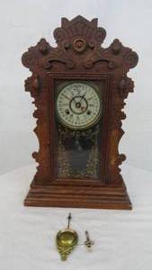 Antique Wooden Clock