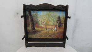 Wooden Bow Wall Rack