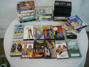 Lot of VHS MoviesVHS Rewinder