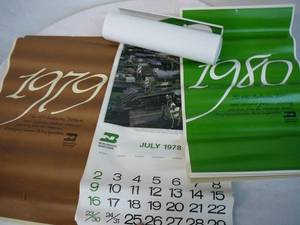 Lot of Burlington Norther Calendars