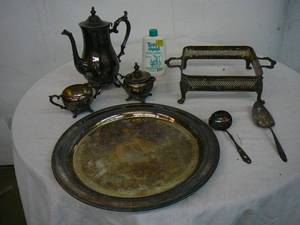 Silver Plate Tea Set